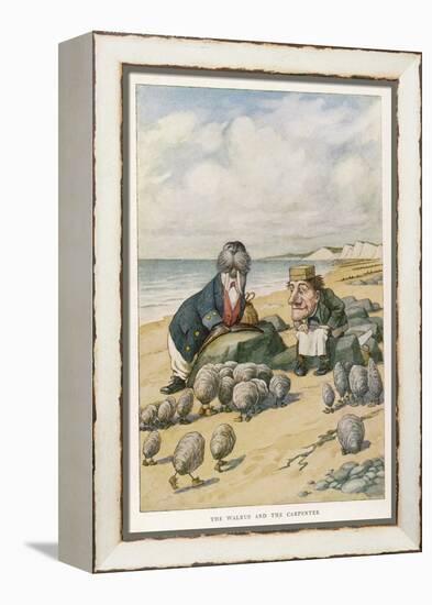 The Walrus and the Carpenter-John Tenniel-Framed Premier Image Canvas