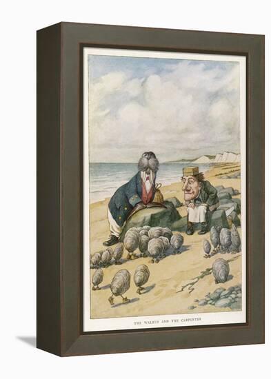 The Walrus and the Carpenter-John Tenniel-Framed Premier Image Canvas