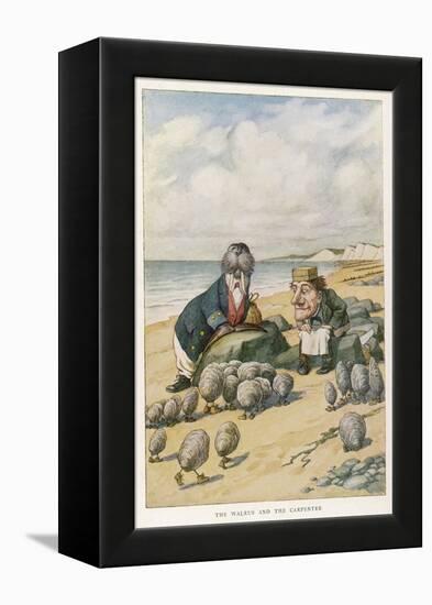 The Walrus and the Carpenter-John Tenniel-Framed Premier Image Canvas