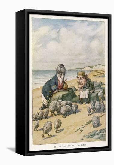 The Walrus and the Carpenter-John Tenniel-Framed Premier Image Canvas