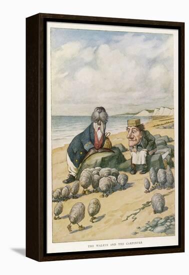 The Walrus and the Carpenter-John Tenniel-Framed Premier Image Canvas