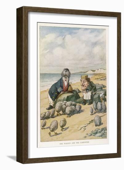 The Walrus and the Carpenter-John Tenniel-Framed Premium Photographic Print