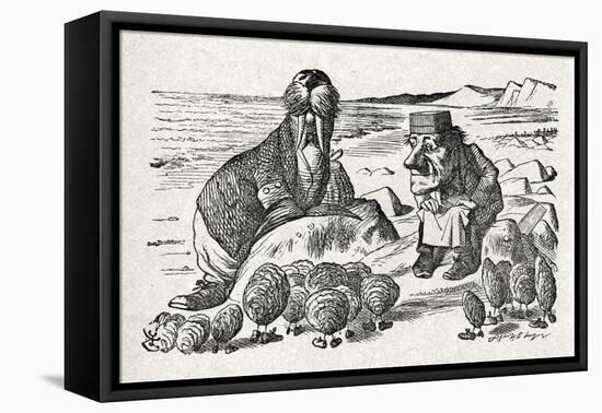 The Walrus and the-John Tenniel-Framed Premier Image Canvas