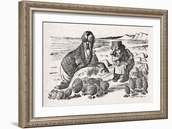 The Walrus and the-John Tenniel-Framed Giclee Print
