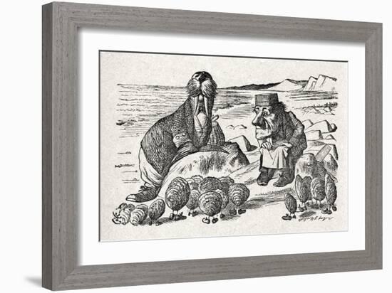 The Walrus and the-John Tenniel-Framed Giclee Print