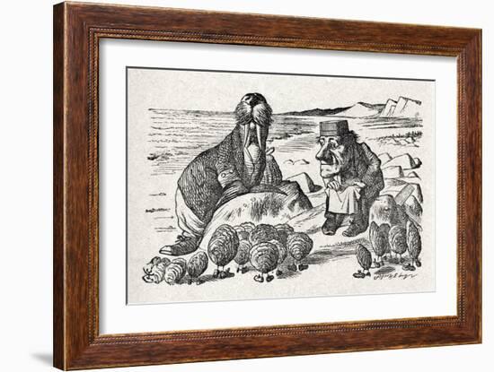 The Walrus and the-John Tenniel-Framed Giclee Print