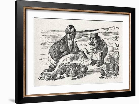 The Walrus and the-John Tenniel-Framed Giclee Print