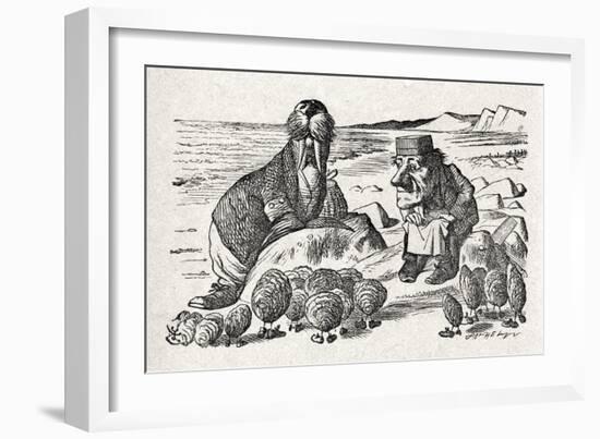 The Walrus and the-John Tenniel-Framed Giclee Print