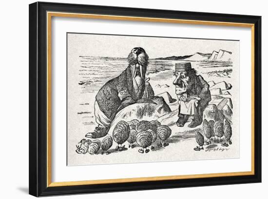 The Walrus and the-John Tenniel-Framed Giclee Print