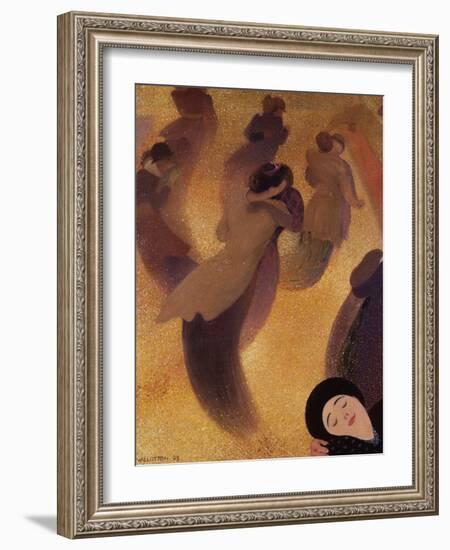 The Waltz (La Vals)-Felix Edouard Vallotton-Framed Giclee Print