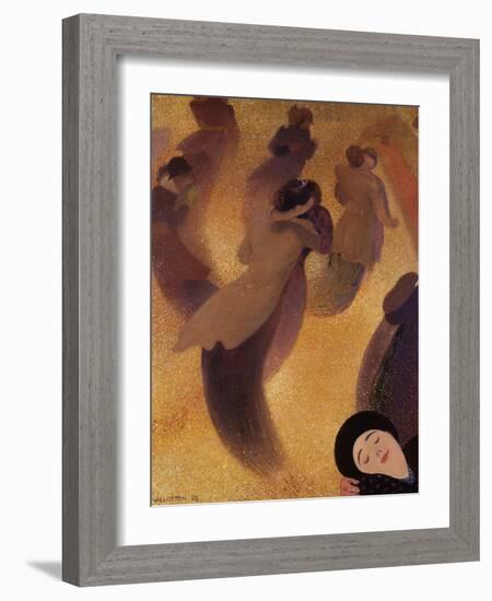 The Waltz (La Vals)-Felix Edouard Vallotton-Framed Giclee Print