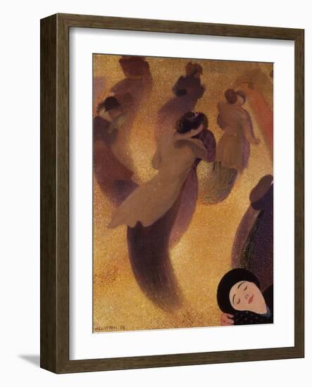 The Waltz (La Vals)-Felix Edouard Vallotton-Framed Giclee Print