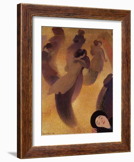 The Waltz (La Vals)-Felix Edouard Vallotton-Framed Giclee Print