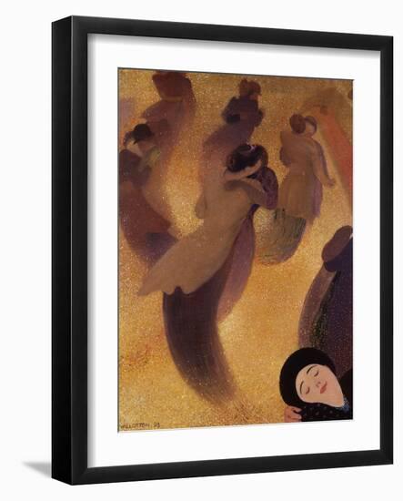 The Waltz (La Vals)-Felix Edouard Vallotton-Framed Giclee Print