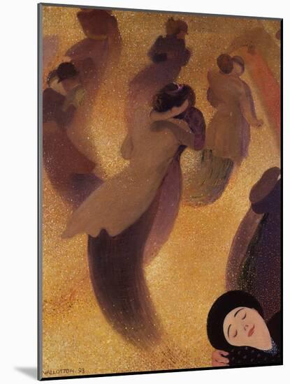 The Waltz (La Vals)-Felix Edouard Vallotton-Mounted Giclee Print