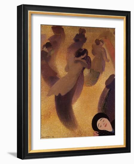 The Waltz (La Vals)-Felix Edouard Vallotton-Framed Giclee Print