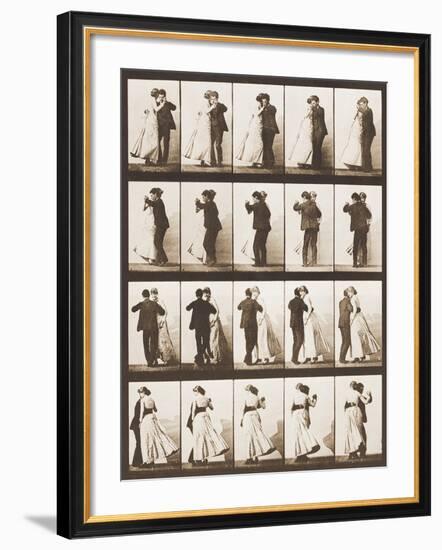 The Waltz-Eadweard Muybridge-Framed Giclee Print