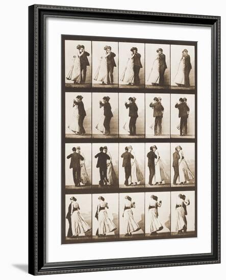 The Waltz-Eadweard Muybridge-Framed Photographic Print