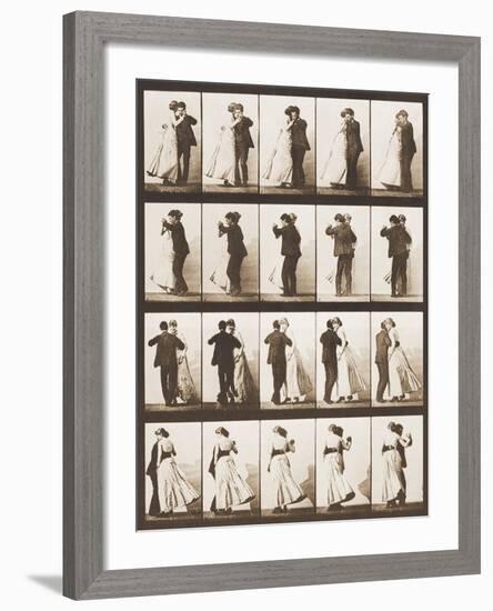 The Waltz-Eadweard Muybridge-Framed Photographic Print