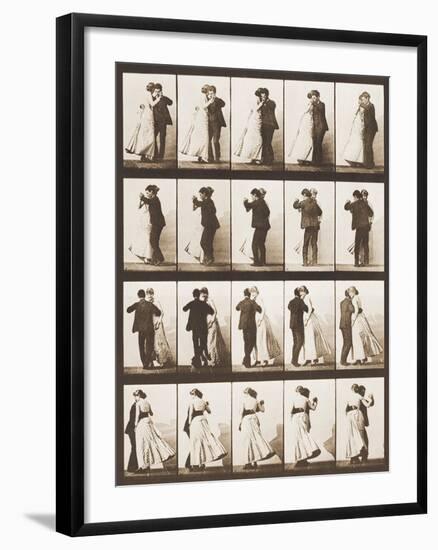 The Waltz-Eadweard Muybridge-Framed Photographic Print