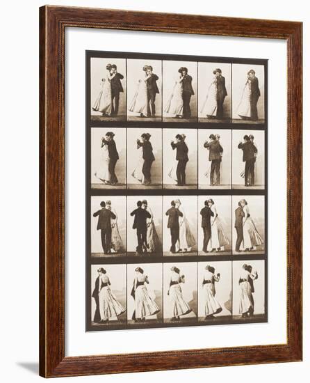 The Waltz-Eadweard Muybridge-Framed Photographic Print