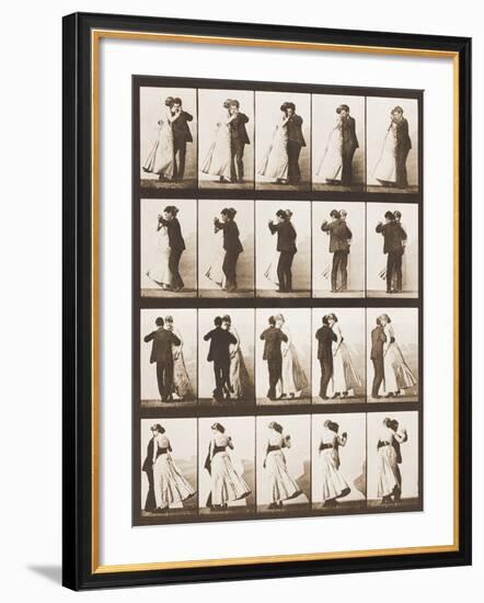 The Waltz-Eadweard Muybridge-Framed Photographic Print