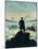 The Wanderer Above the Mists-Caspar David Friedrich-Mounted Giclee Print