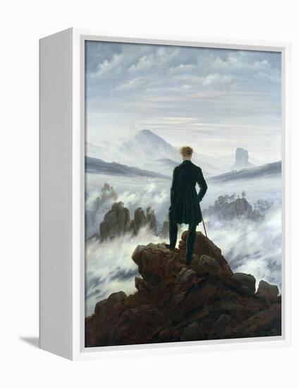 The Wanderer Above the Sea of Fog, 1818-Caspar David Friedrich-Framed Premier Image Canvas