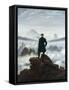 The Wanderer Above the Sea of Fog, 1818-Caspar David Friedrich-Framed Premier Image Canvas