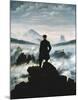 The Wanderer Above the Sea of Fog, c.1818-Caspar David Friedrich-Mounted Art Print