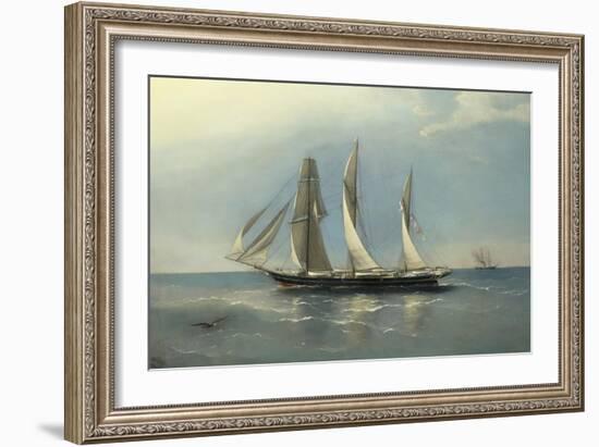 The Wanderer Refitted by Captain Richard Brydges Beechey--Framed Giclee Print