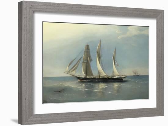 The Wanderer Refitted by Captain Richard Brydges Beechey-null-Framed Giclee Print