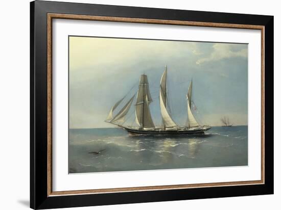 The Wanderer Refitted by Captain Richard Brydges Beechey-null-Framed Giclee Print