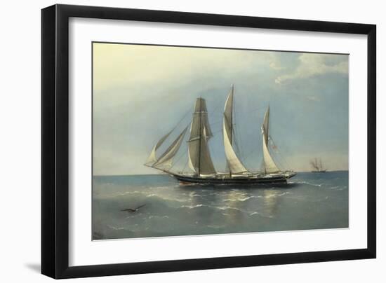 The Wanderer Refitted by Captain Richard Brydges Beechey-null-Framed Giclee Print