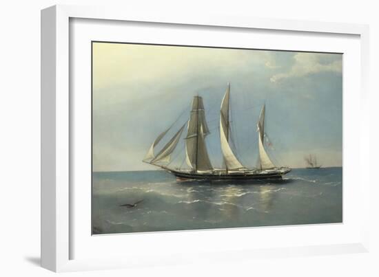 The Wanderer Refitted by Captain Richard Brydges Beechey-null-Framed Giclee Print