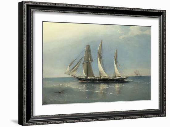 The Wanderer Refitted by Captain Richard Brydges Beechey-null-Framed Giclee Print