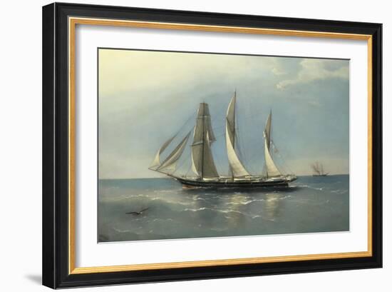 The Wanderer Refitted by Captain Richard Brydges Beechey-null-Framed Giclee Print