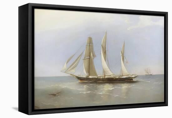 The Wanderer Refitted, c.1883-Richard Bridges Beechey-Framed Premier Image Canvas