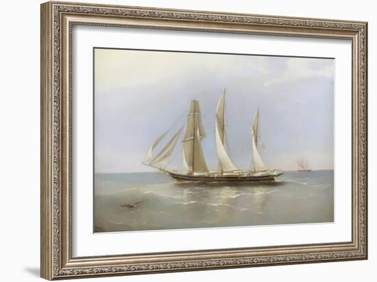 The Wanderer Refitted, c.1883-Richard Bridges Beechey-Framed Giclee Print