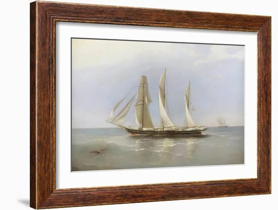 The Wanderer Refitted, c.1883-Richard Bridges Beechey-Framed Giclee Print