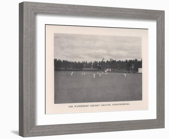 The Wanderers Cricket Ground, Johannesburg, South Africa, 1912-null-Framed Giclee Print