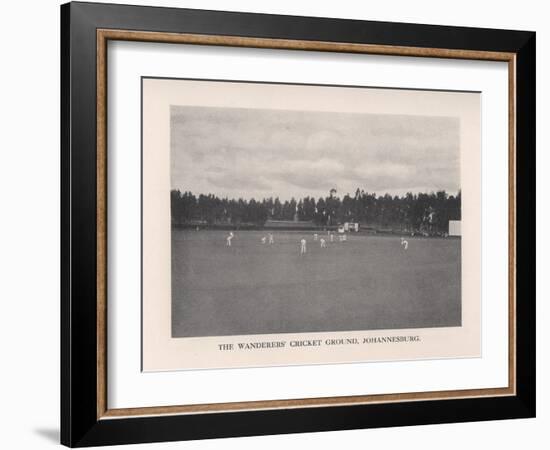 The Wanderers Cricket Ground, Johannesburg, South Africa, 1912-null-Framed Giclee Print