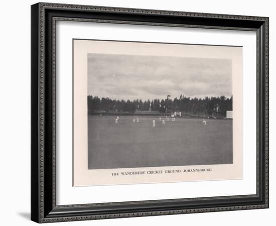 The Wanderers Cricket Ground, Johannesburg, South Africa, 1912-null-Framed Giclee Print