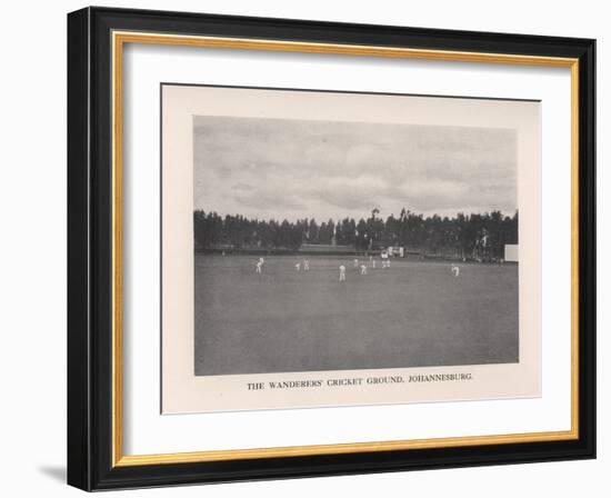 The Wanderers Cricket Ground, Johannesburg, South Africa, 1912-null-Framed Giclee Print