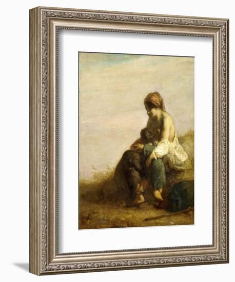 The Wanderers-Jean-François Millet-Framed Giclee Print