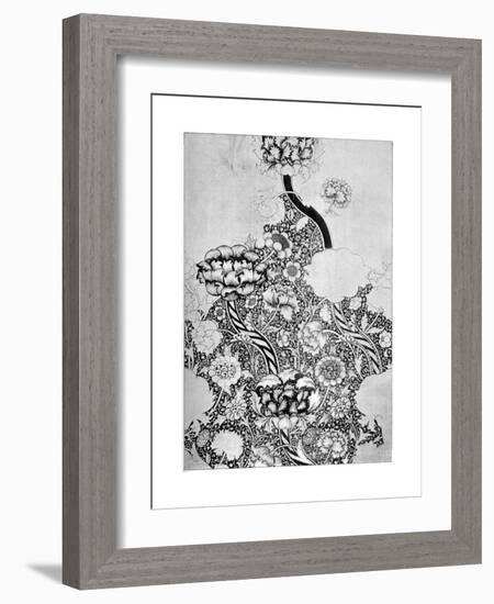 The 'Wandle' Pattern Printed on Cotton, 1884-William Morris-Framed Giclee Print