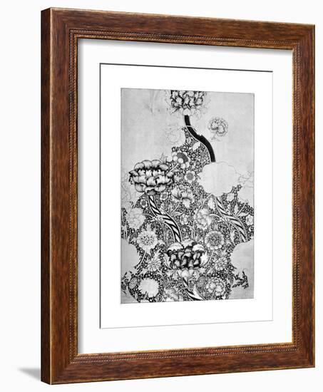 The 'Wandle' Pattern Printed on Cotton, 1884-William Morris-Framed Giclee Print