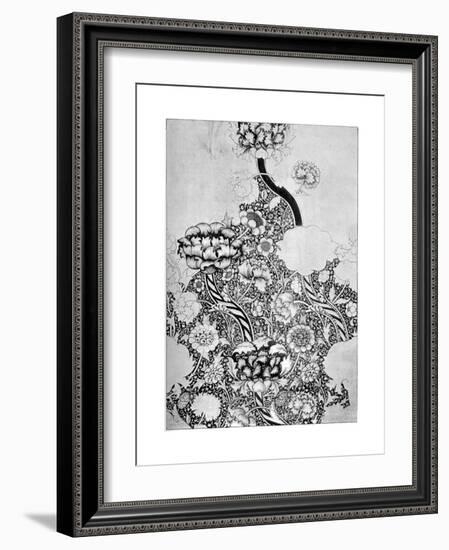 The 'Wandle' Pattern Printed on Cotton, 1884-William Morris-Framed Giclee Print