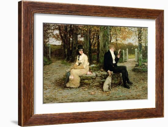 The Waning Honeymoon, 1878-George Henry Boughton-Framed Giclee Print