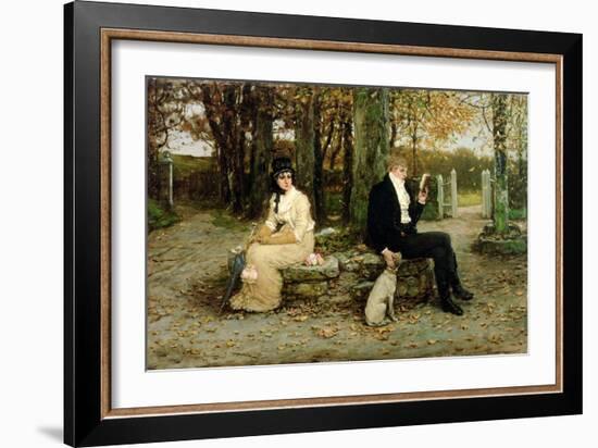 The Waning Honeymoon, 1878-George Henry Boughton-Framed Giclee Print